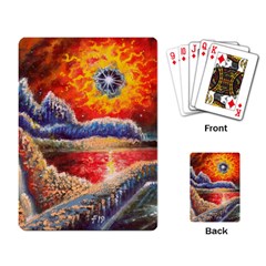 Sci Fi  Landscape Painting Playing Cards Single Design (rectangle)