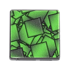 Binary Digitization Null Green Memory Card Reader (square 5 Slot) by HermanTelo