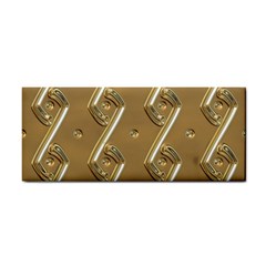 Gold Background 3d Hand Towel