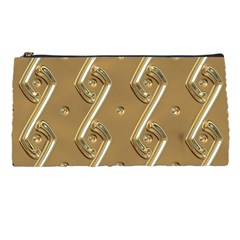 Gold Background 3d Pencil Cases