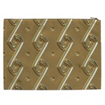Gold Background 3d Cosmetic Bag (XXL) Back