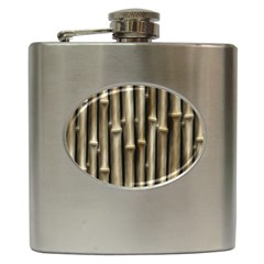 Bamboo Grass Hip Flask (6 oz)