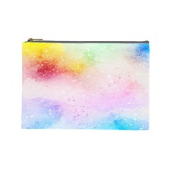 Rainbow painting drops Cosmetic Bag (Large)