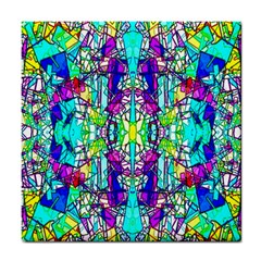 Colorful 60 Tile Coaster by ArtworkByPatrick