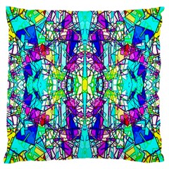 Colorful 60 Large Cushion Case (one Side) by ArtworkByPatrick