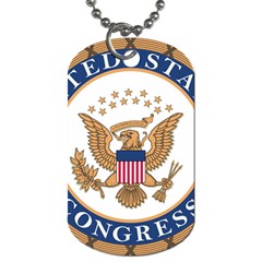 Seal Of United States Congress Dog Tag (one Side) by abbeyz71