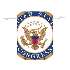 Seal Of United States Congress Lightweight Drawstring Pouch (l)