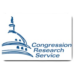 Logo Of Congressional Research Service Large Doormat  by abbeyz71