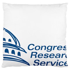 Logo Of Congressional Research Service Large Cushion Case (two Sides) by abbeyz71