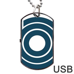 Logo Of Congressional Budget Office Dog Tag Usb Flash (two Sides) by abbeyz71