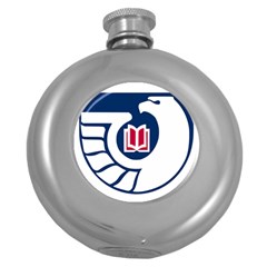Logo for Federal Depository Library Round Hip Flask (5 oz)