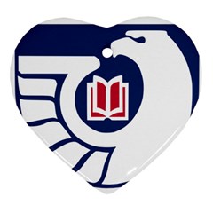 Logo For Federal Depository Library Heart Ornament (two Sides) by abbeyz71