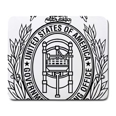 Official Seal Of United States Government Publishing Office Large Mousepads by abbeyz71