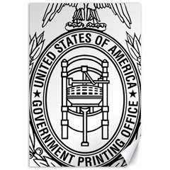 Official Seal Of United States Government Publishing Office Canvas 12  X 18  by abbeyz71