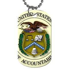 Seal Of United States Government Accountability Office Dog Tag (two Sides) by abbeyz71