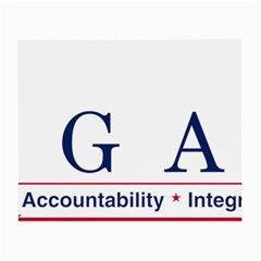 Logo Of United States Government Accountability Office Small Glasses Cloth (2 Sides) by abbeyz71