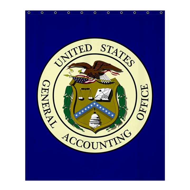 Flag of United States General Accounting Office, 1921-2004 Shower Curtain 60  x 72  (Medium) 