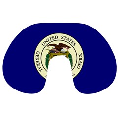 Flag Of United States General Accounting Office, 1921-2004 Travel Neck Pillow by abbeyz71