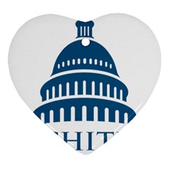 Logo Of United States Architect Of The Capitol Ornament (heart) by abbeyz71