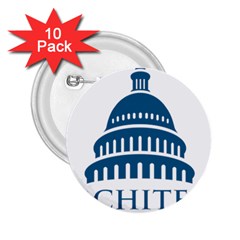 Logo Of United States Architect Of The Capitol 2 25  Buttons (10 Pack)  by abbeyz71