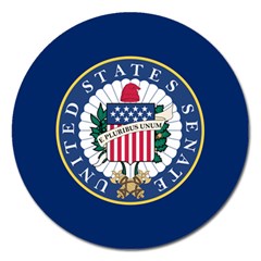 Flag Of The United States Senate Magnet 5  (round) by abbeyz71