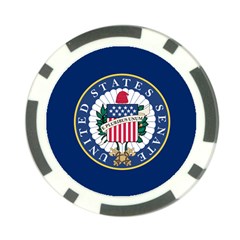 Flag Of The United States Senate Poker Chip Card Guard (10 Pack) by abbeyz71