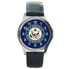 Flag Of United States House Of Representatives Round Metal Watch by abbeyz71