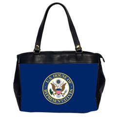 Flag Of United States House Of Representatives Oversize Office Handbag (2 Sides) by abbeyz71