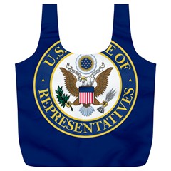 Flag Of United States House Of Representatives Full Print Recycle Bag (xl) by abbeyz71