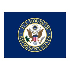 Flag Of United States House Of Representatives Double Sided Flano Blanket (mini)  by abbeyz71