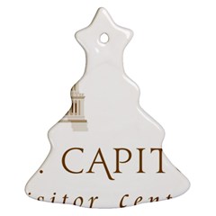 Logo Of U S  Capitol Visitor Center Ornament (christmas Tree)  by abbeyz71