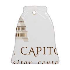 Logo Of U S  Capitol Visitor Center Ornament (bell) by abbeyz71