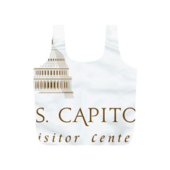 Logo Of U S  Capitol Visitor Center Full Print Recycle Bag (s) by abbeyz71