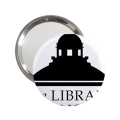 Logo Of Library Of Congress 2 25  Handbag Mirrors by abbeyz71