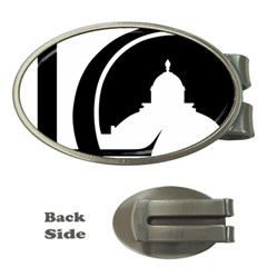 Logo Of Library Of Congress Money Clips (oval)  by abbeyz71