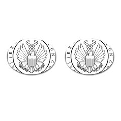 Seal Of Library Of Congress Cufflinks (oval) by abbeyz71