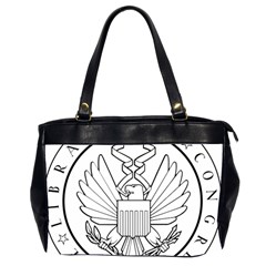 Seal Of Library Of Congress Oversize Office Handbag (2 Sides) by abbeyz71