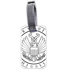 Seal Of Library Of Congress Luggage Tag (two Sides) by abbeyz71