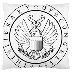 Seal Of Library Of Congress Standard Flano Cushion Case (two Sides) by abbeyz71