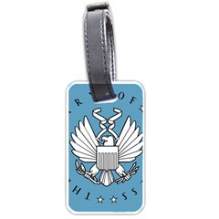 Flag Of Library Of Congress Luggage Tag (one Side) by abbeyz71