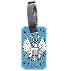 Flag Of Library Of Congress Luggage Tag (two Sides) by abbeyz71