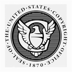 Seal Of United States Copyright Office Medium Glasses Cloth by abbeyz71