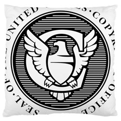 Seal Of United States Copyright Office Large Cushion Case (two Sides) by abbeyz71