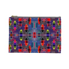 Colorful 63 Cosmetic Bag (large) by ArtworkByPatrick