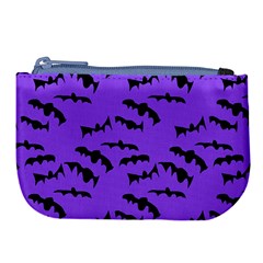 Bats Pattern Large Coin Purse by bloomingvinedesign