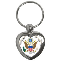 Seal Of Supreme Court Of United States Key Chain (heart) by abbeyz71