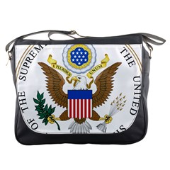 Seal Of Supreme Court Of United States Messenger Bag by abbeyz71