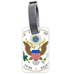 Seal Of Supreme Court Of United States Luggage Tag (one Side) by abbeyz71