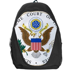 Seal Of Supreme Court Of United States Backpack Bag by abbeyz71