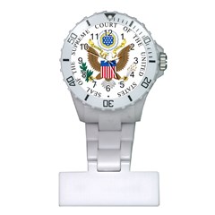Seal Of Supreme Court Of United States Plastic Nurses Watch by abbeyz71